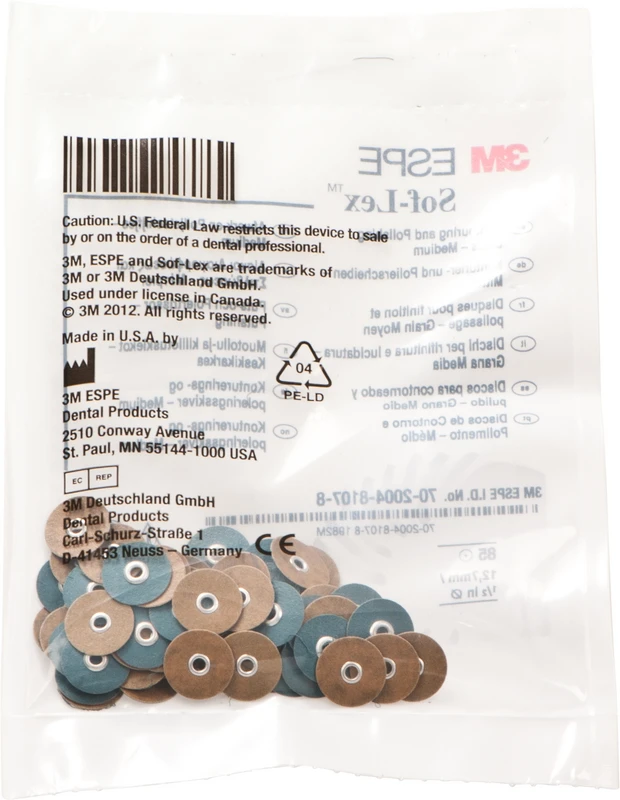 Packung 85 Scheiben Ø 12,7 mm, mittel