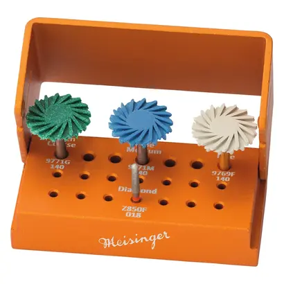 Kit 3 Twist Polierer ISO 140, 1 Diamantpolierer, ISO 018