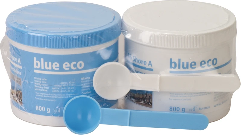 30249 - blue eco - Standardpackung 800 g Base, 800 g Katalysator, 2 Dosierlöffel