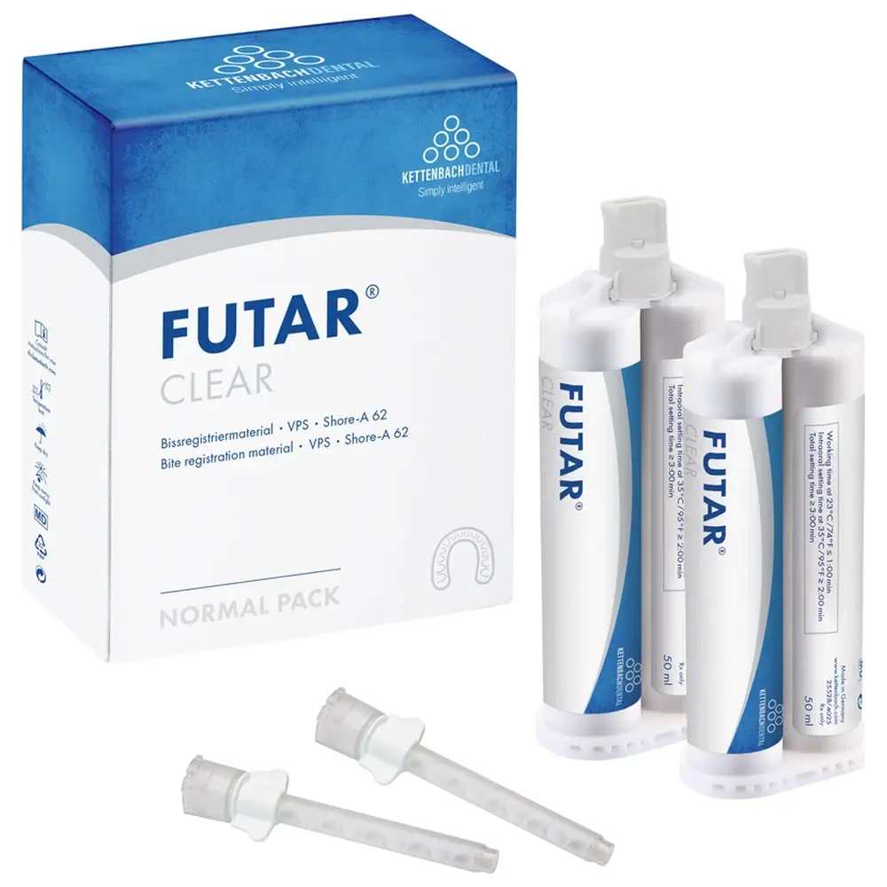 Packung 2 x 50 ml Doppelkartusche, 6 Mischkanülen