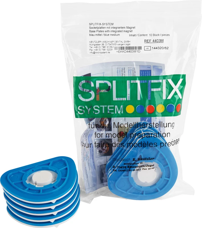 Packung 10 Stück blau, mittel