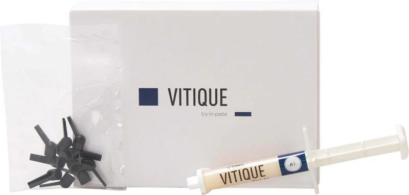 Spritze 3,9 g Try-In-Paste A1, 10 Veneer-Tips