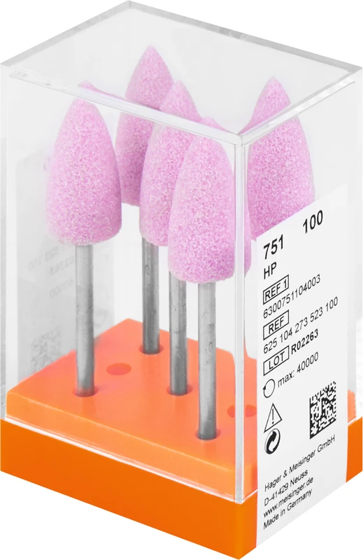 Packung 5 Stück rosa mittel, HP, Figur 273, 20 mm, ISO 100