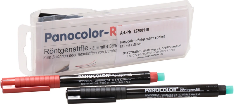 Packung 4 Stück (schwarz, rot)