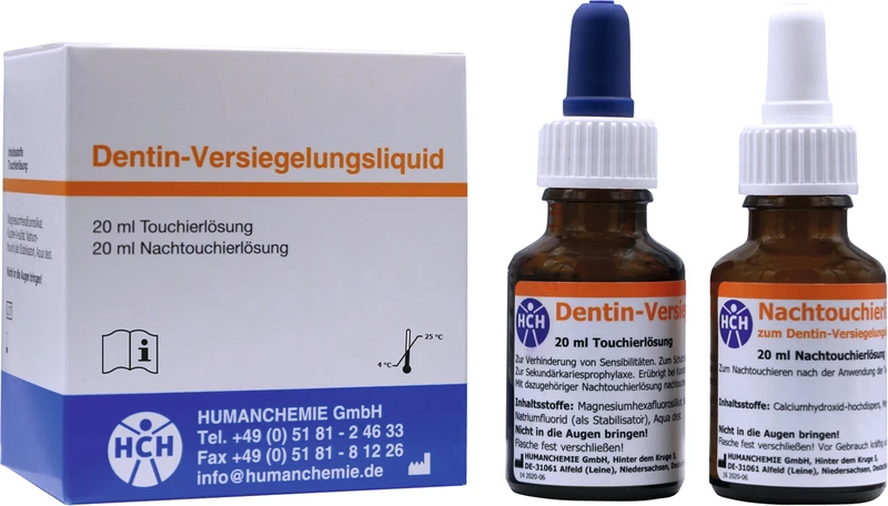 Packung 20 ml Touchierlösung, 20 ml Nachtouchierlösung in Flaschen mit Tropfpipetten Packung 20 ml Touchierlösung, 20 ml Nachtouchierlösung in Flaschen mit Tropfpipetten