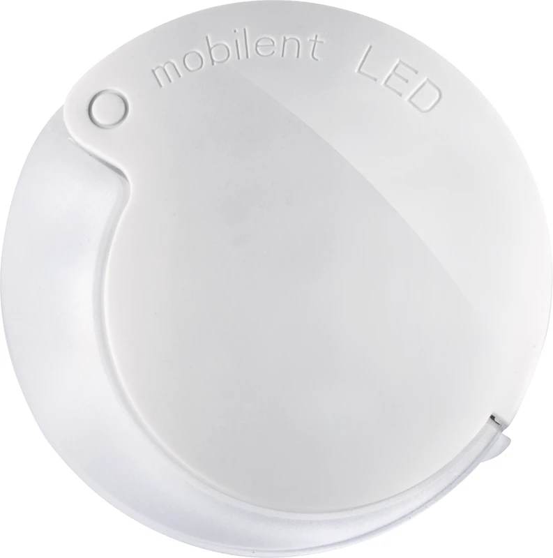 203571 - Einschlaglupe mobilent LED - Stück weiß, 4-fach Vergrößerung mit LED