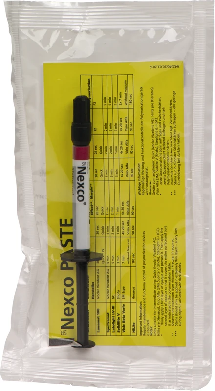 Spritze 1 ml Paste Stains red Spritze 1 ml Paste Stains red