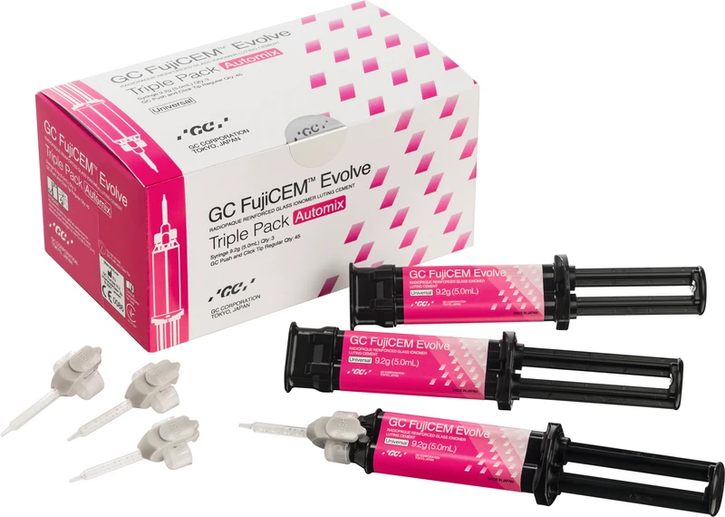 Packung Automix 3 x 9,2 g/ 5 ml Spritze, 45 Mixing Tips Regular Packung Automix 3 x 9,2 g/ 5 ml Spritze, 45 Mixing Tips Regular