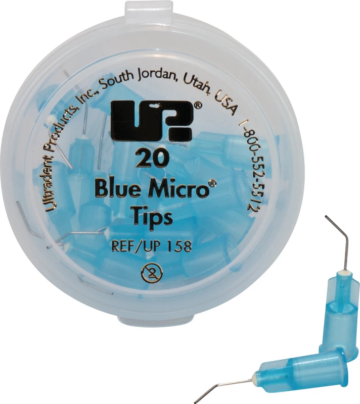 Packung 20 Blue Micro Tips, Ø 0,5 mm