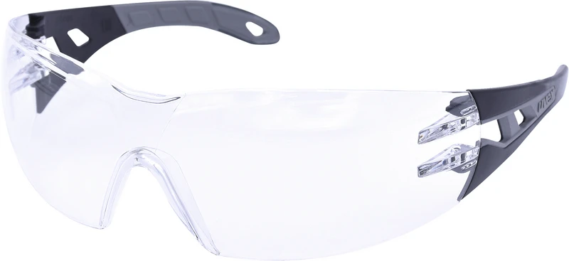 55652 - Hager iSpec® X Fit - Stück Fassung schwarz/anthrazit, Scheibe farblos, UV-Bereich 2-1,2