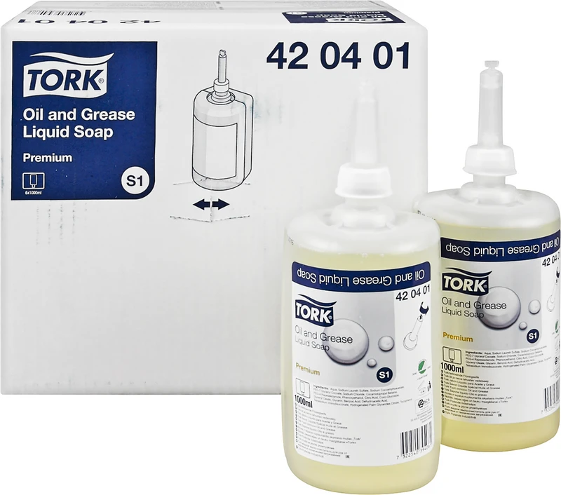 104927 - TORK® fettlösende Flüssigseife - Kartusche 1 Liter 104927 - TORK® fettlösende Flüssigseife - Kartusche 1 Liter