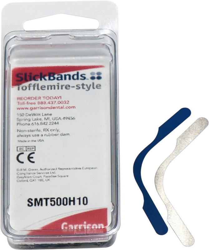 123037 - Composi-Tight® slick bands™ nach Tofflemire - Napa 100 Stück blau, Margin Elevation