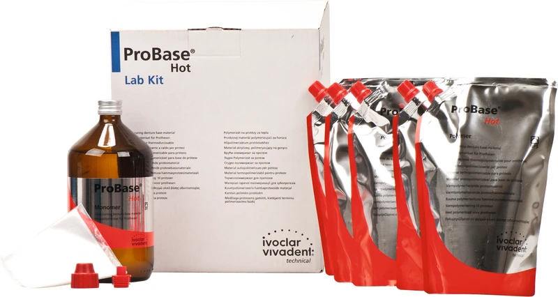 Lab Kit 5 x 500 g Pulver pink V, 1 Liter Monomer, Zubehör