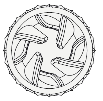  Packung 100 Stück, Orange, Regular 