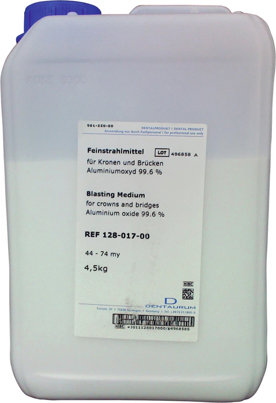 Kanister 4,5 kg weiß, 44 - 74 µm, Körnung 50