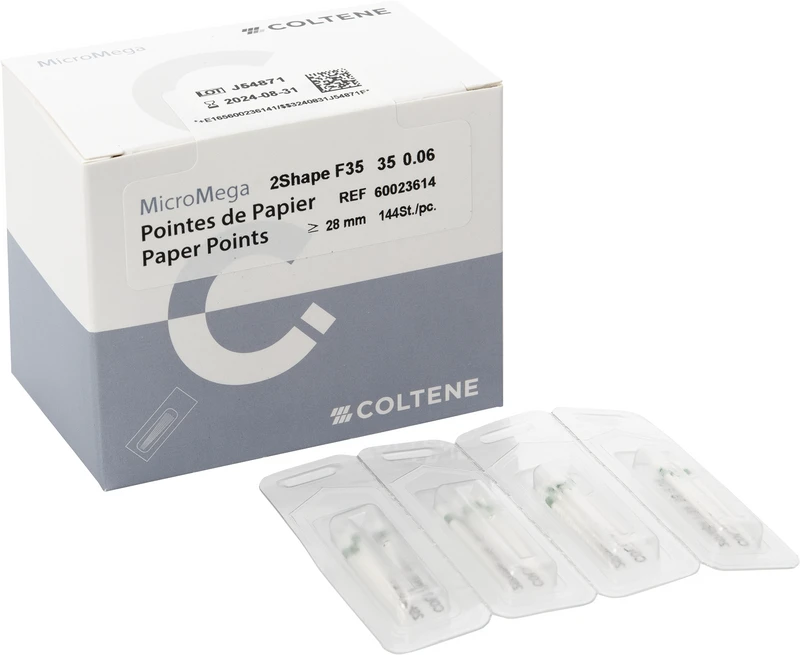 Packung 144 Stück F35, CP, Taper .06, ISO 035