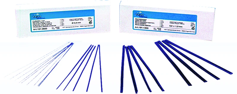Packung 12 g Profilstäbe smaragdgrün, rund, mittelhart, 0,6 mm Stärke