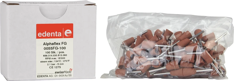 Packung 100 Stück braun, FG, Figur 030, 9,5 mm, ISO 060