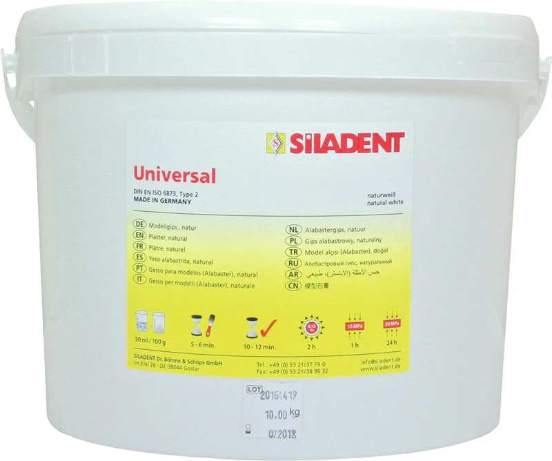Eimer 10 kg naturweiß