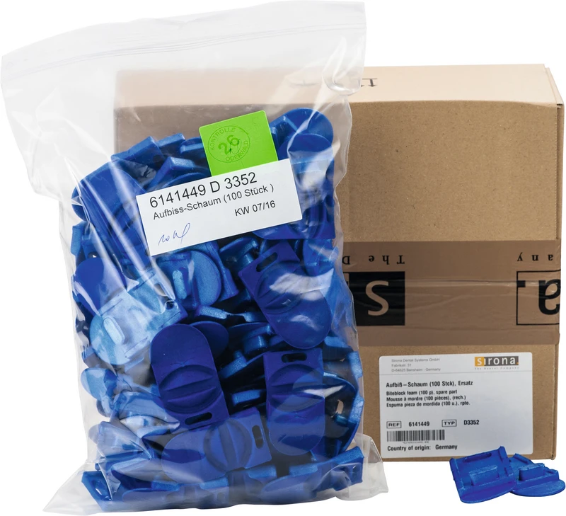 Packung 100 Stück blau