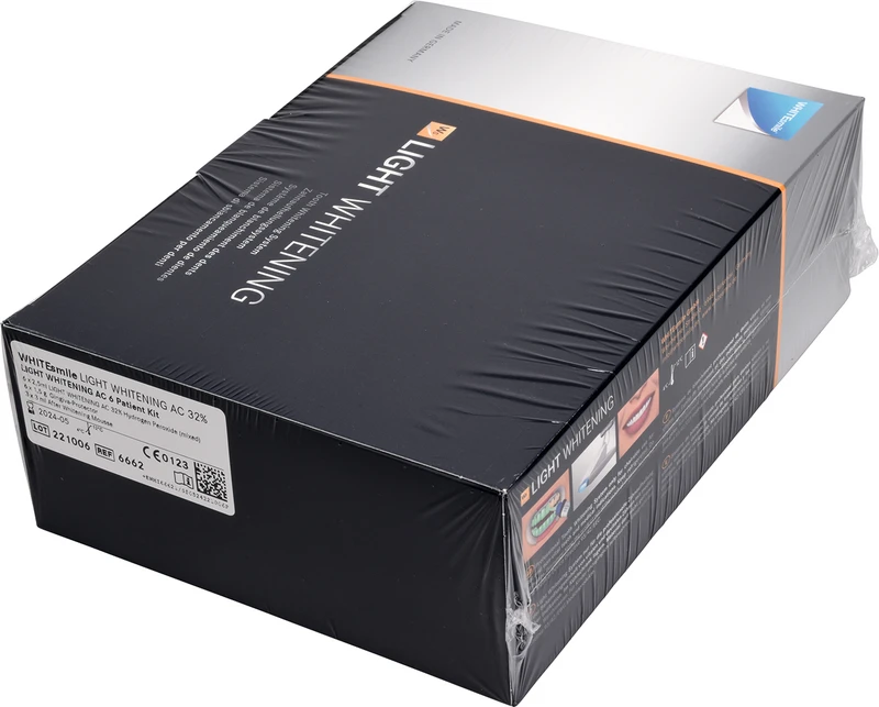 2-Patienten-Kit 6 x 2,5 ml Spritze (gemischt) grün, 3 x 3 g Gingiva Protector, 3 x 3 mal After Whitening Mousse, Zubehör