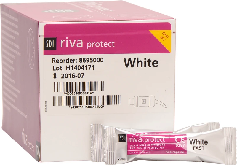 Packung 50 Kapseln pink schnellhärtend
