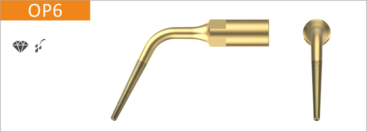  Stück, OP6 Mikrowurzelvorbereitung. Wird zur Wurzelvorbereitung in der Parodontalchirurgie verwendet. 