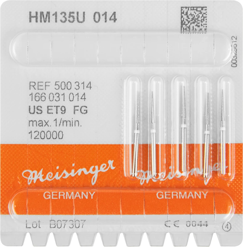 11879 - HM-Finierer 135 - Packung 5 Stück weiß ultra fein, FG, Figur 166, 9 mm, ISO 014 11879 - HM-Finierer 135 - Packung 5 Stück weiß ultra fein, FG, Figur 166, 9 mm, ISO 014