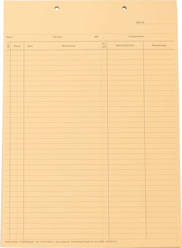 Stück 100 Blatt gelb, kopfgelocht, für DIN A5 Stück 100 Blatt gelb, kopfgelocht, für DIN A5