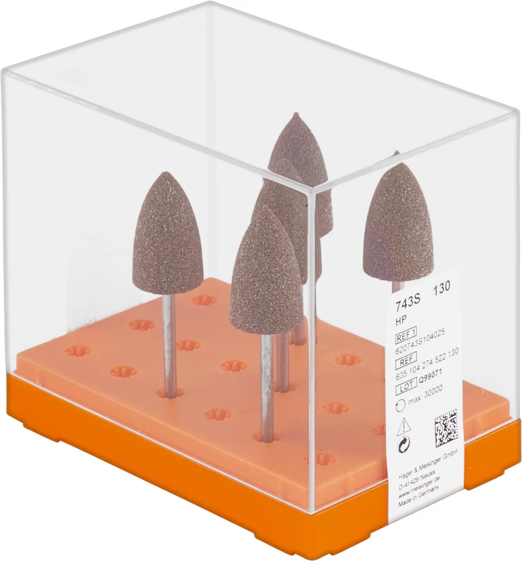 Packung 5 Stück braun mittel, HP, Figur 274, 22 mm, ISO 130