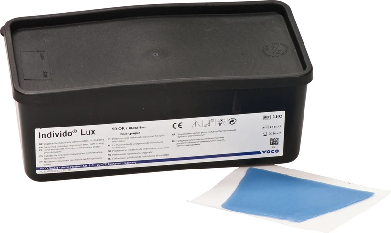 Packung 50 OK Schablonen blau/opak
