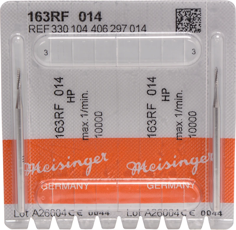 Packung 2 Stück rostfreier Stahl, HP, Figur 406, 5 mm, ISO 014