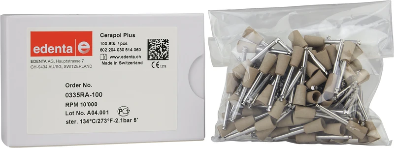 Packung 100 Stück grau, RA, Figur 030, 10 mm, ISO 060