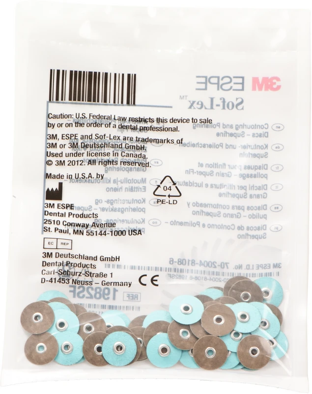 Packung 85 Scheiben Ø 12,7 mm, sehr fein