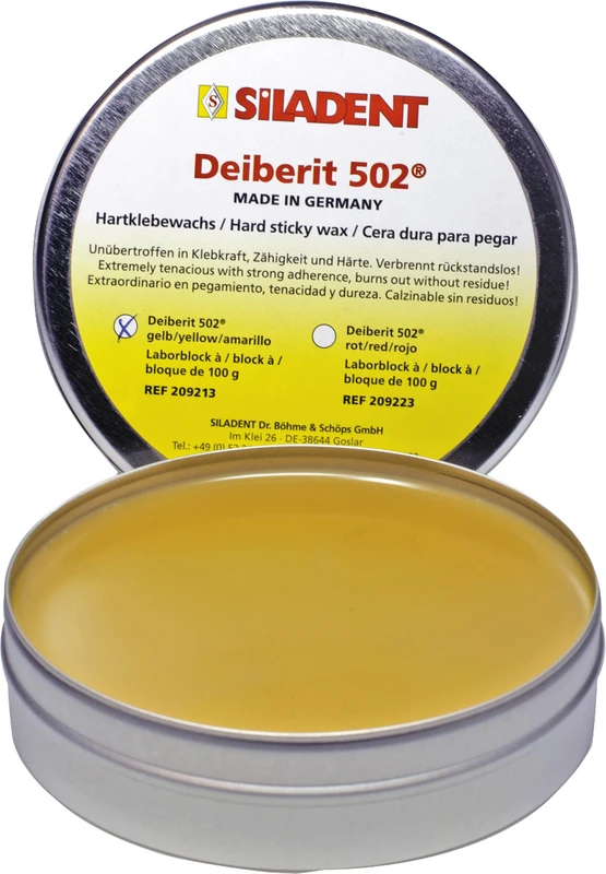 Dose 80 g Hartklebewachs gelb Dose 80 g Hartklebewachs gelb