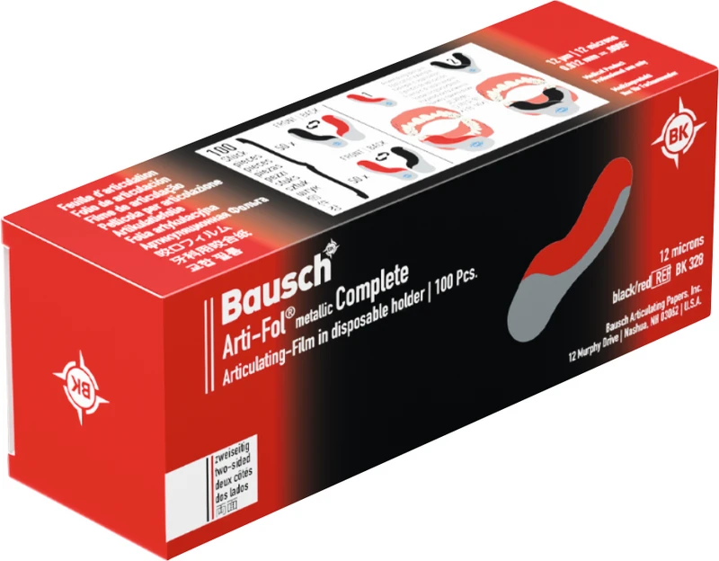 Packung 20 Stück schwarz/rot