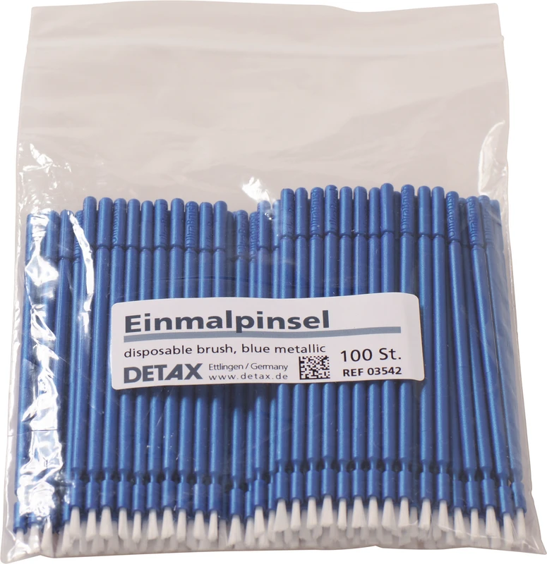 Packung 100 Stück metallic blau