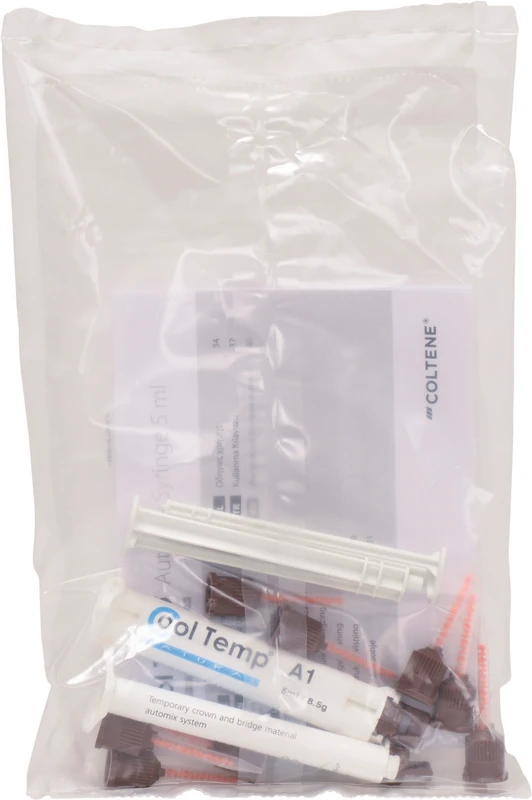 Packung 2 x 5 ml Spritze A1, 8 Mischkanülen braun