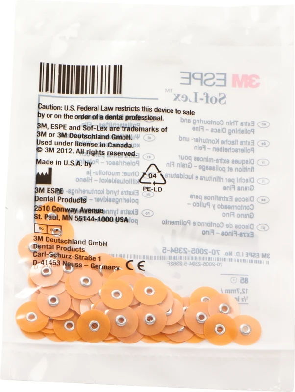 Packung 85 Scheiben XT Ø 12,7 mm, fein