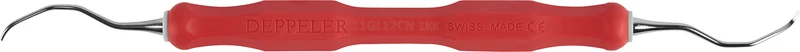 120267 - DEPPELER Gracey Küretten Deep - Stück Figur 11/12, mesial, ADEP Griff, rot
