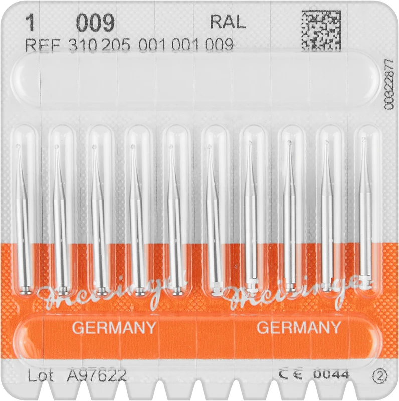 Packung 10 Stück RA L, Figur 001, ISO 009 Packung 10 Stück RA L, Figur 001, ISO 009