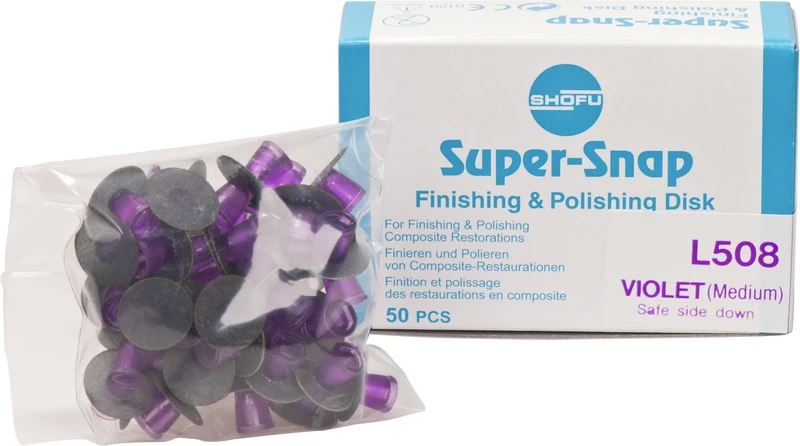 Nachfüllpackung 50 Scheiben, violett, Körnung mittel, Beschichtung stirnseitig, standard