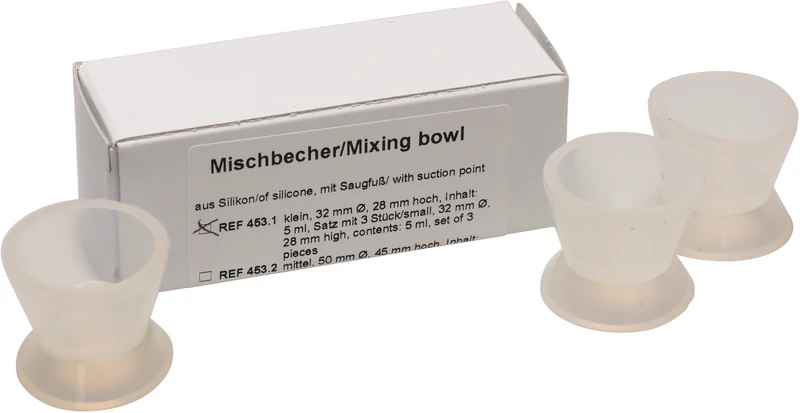Packung 3 Becher klein Ø 32 mm, für ca. 5 ml Packung 3 Becher klein Ø 32 mm, für ca. 5 ml