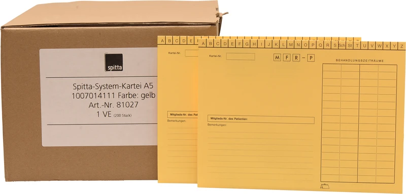 Karton 200 Stück gelb