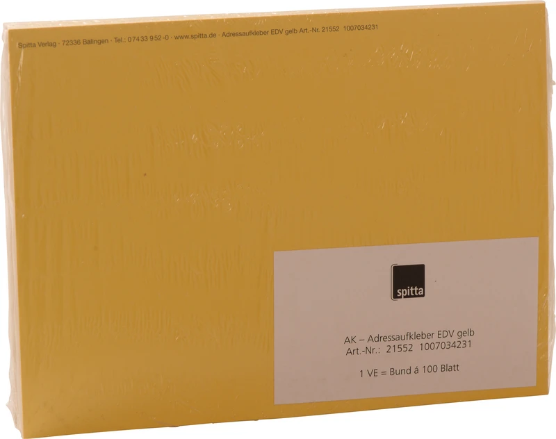 Packung 100 Stück gelb