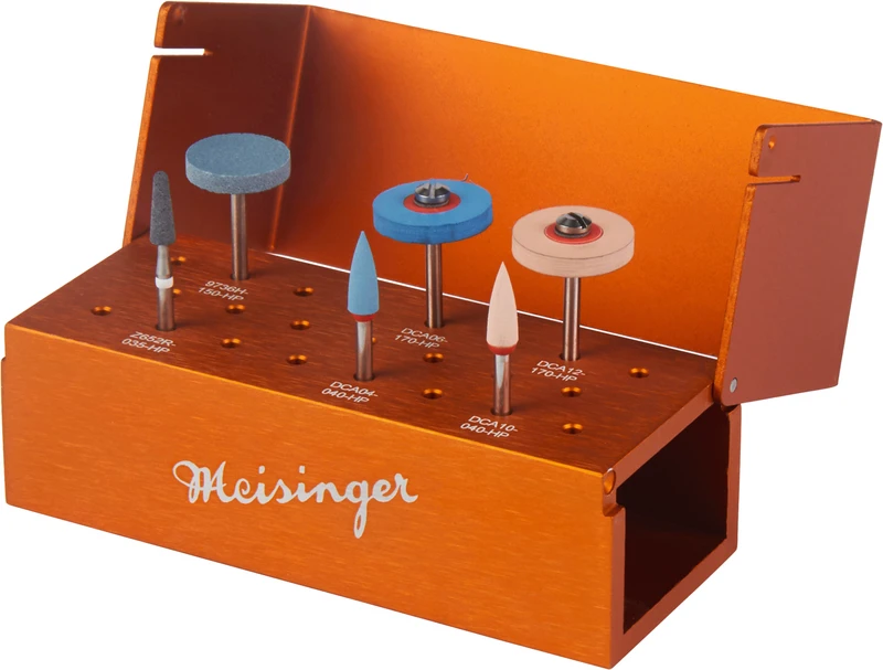 Kit 2 Schleifer (blau), 4 Polierer (blau, beige), HP