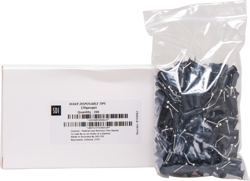 31418 - points Pinselapplikatoren - Packung 200 Tips Wave MV+HV