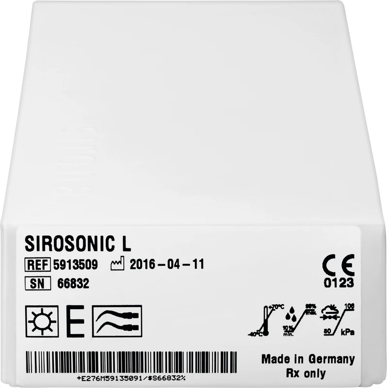 Packung SIROSONIC L, inkl. 2 Spitzen (3L, 4L), mit Licht