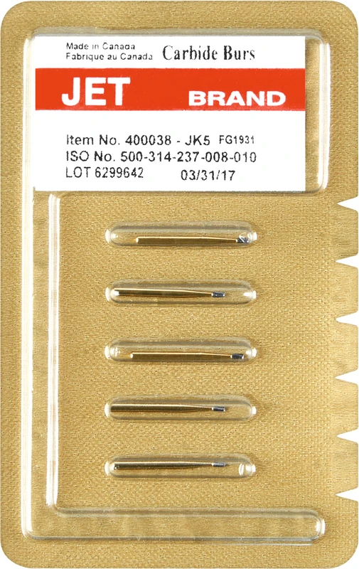 Packung 5 Stück Birnenförmig, FG, 1,6 mm, ISO 010