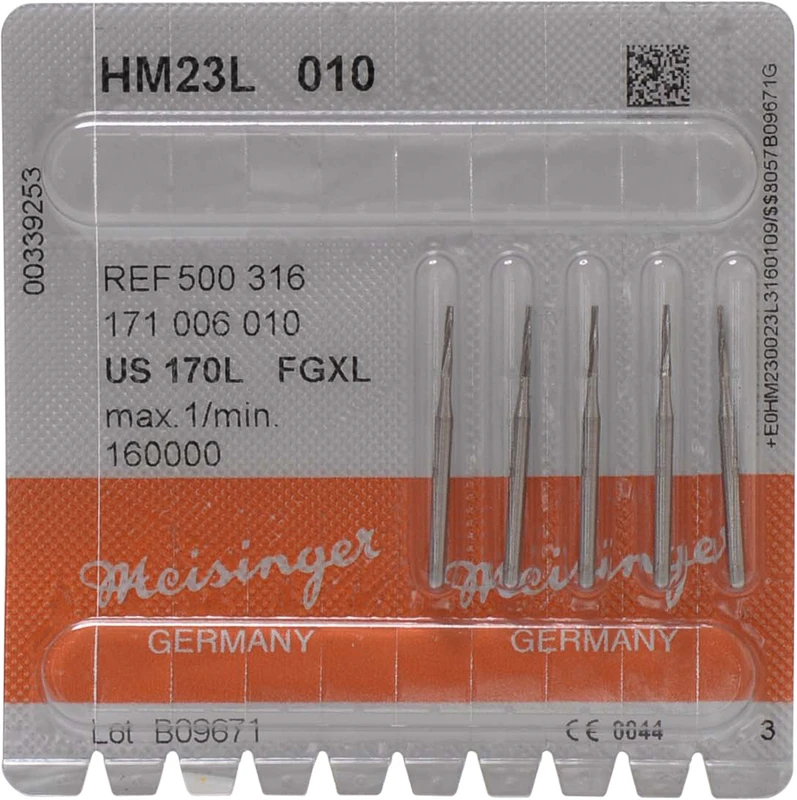 73123 - HM-Bohrer 23L - Packung 5 Stück FGXL, Figur 171, 6,3 mm, ISO 010